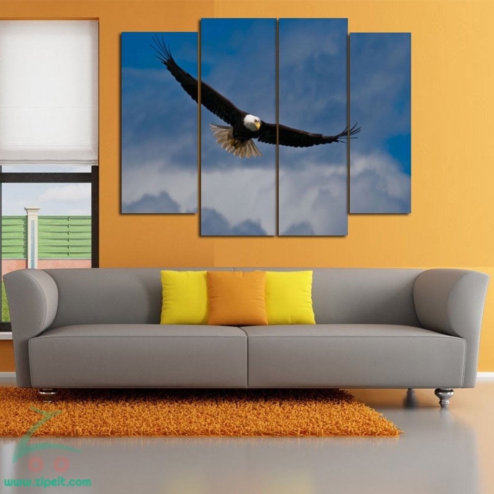 Eagle - 4 Panel Matte Lamination - Wall Stickers | Shop Products Online ...