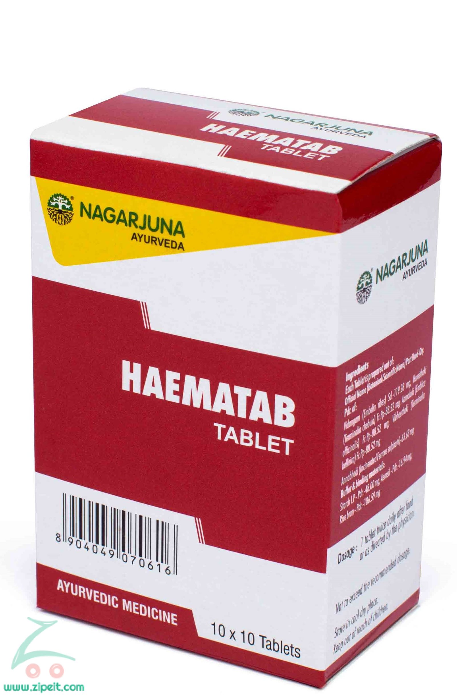 Nagarjuna Ayurveda - Haematab Tablets - 100nos | Shop Products Online ...