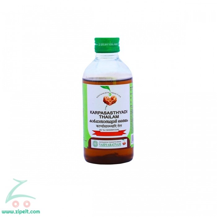 Vaidyaratnam - Karpasasthyadi Thailam - 200ml | Shop Products Online At ...